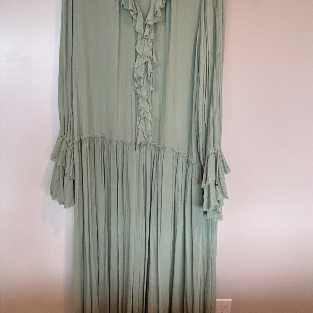 Free People Sweet Darlin’ Maxi Dress in Minted Jade - Large - Picture 6 of 12